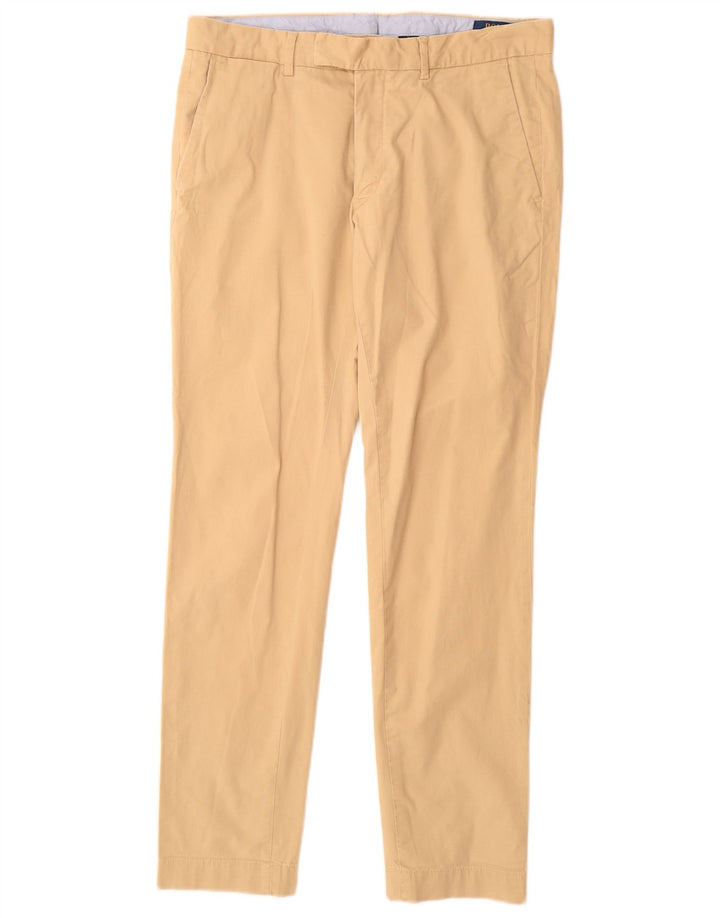POLO RALPH LAUREN Herren Slim Tapered Chinohose W32 L31 Beige Baumwolle