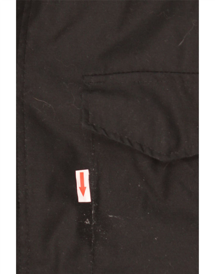 Brandit Herren-Utility-Jacke mit Kapuze, UK 40, Größe L, Schwarz, Polyester