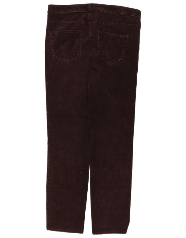Gerade Damen-Cordhose von Marks & Spencer, UK 16, Größe L, W34, L28, Braun