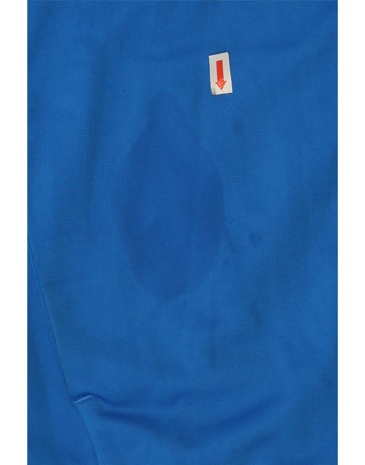 Puma Jungen Grafik-Trainingsanzug-Top-Jacke, 13–14 Jahre, blaues Farbblockdesign
