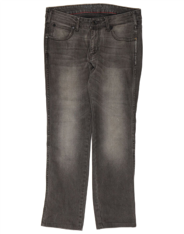 WRANGLER Herren Skanders Straight Jeans W32 L29 Graue Baumwolle
