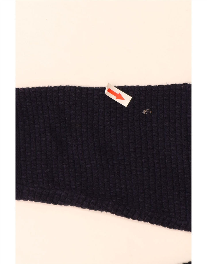 Ted Baker Herren-Pullover mit Rundhalsausschnitt, Größe 3, mittelgroß, marineblau, Baumwolle