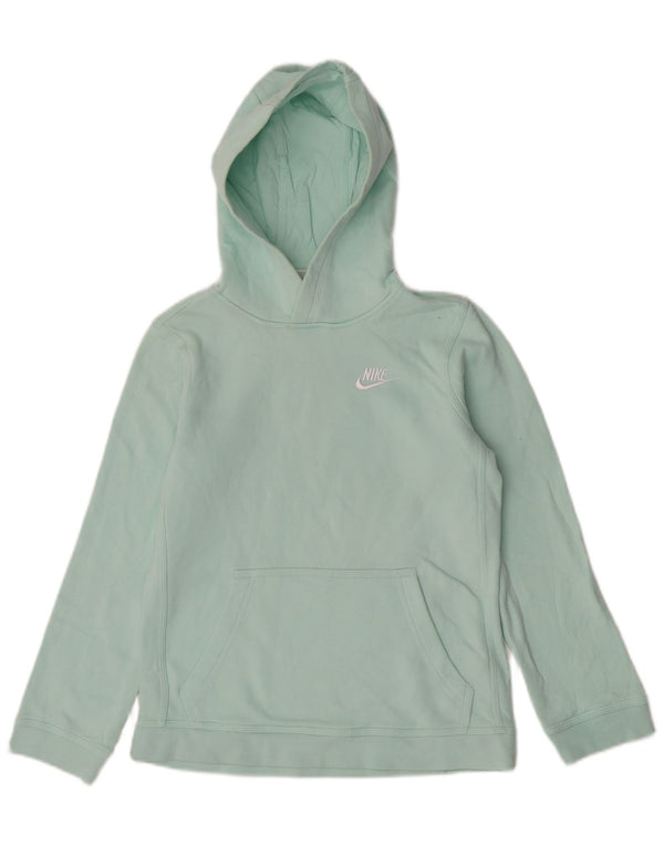 Nike Mädchen Kapuzenpullover, 12–13 Jahre, groß, grüne Baumwolle