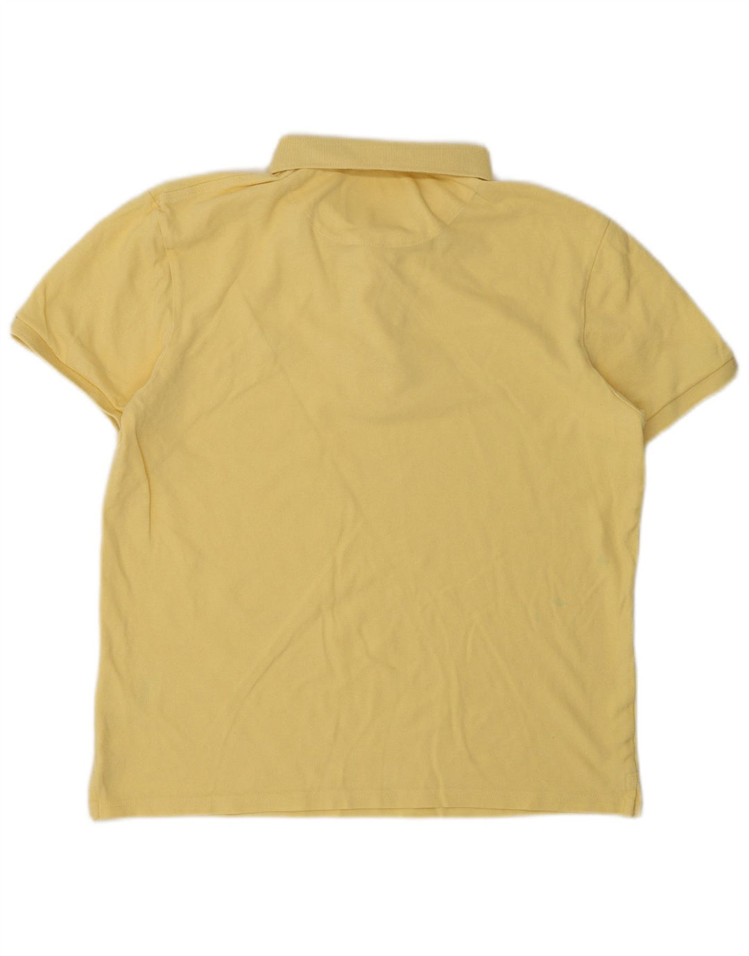 Lyle & Scott Herren-Poloshirt aus mittelgelber Baumwolle