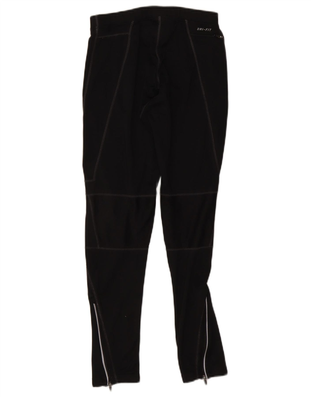 Nike Damen Dri Fit Leggings UK 12 Medium Schwarz Polyester