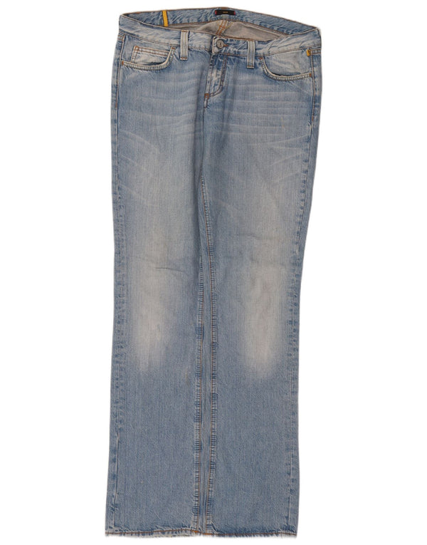 Meltin' Pot Damen Bootcut-Jeans W31 L34 Blaue Baumwolle