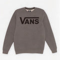 Vans Herren-Sweatshirt mit Grafikmotiv, klein, grau gefleckte Baumwolle