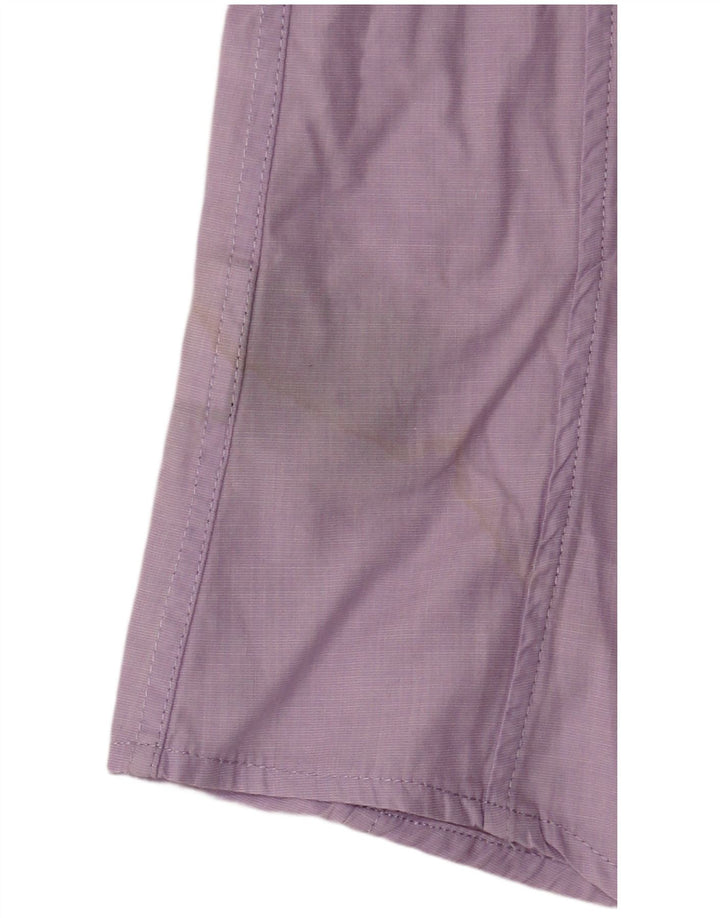 Blauer Herren-Militär-Kurzarmhemd, Größe L, Lila, Baumwolle