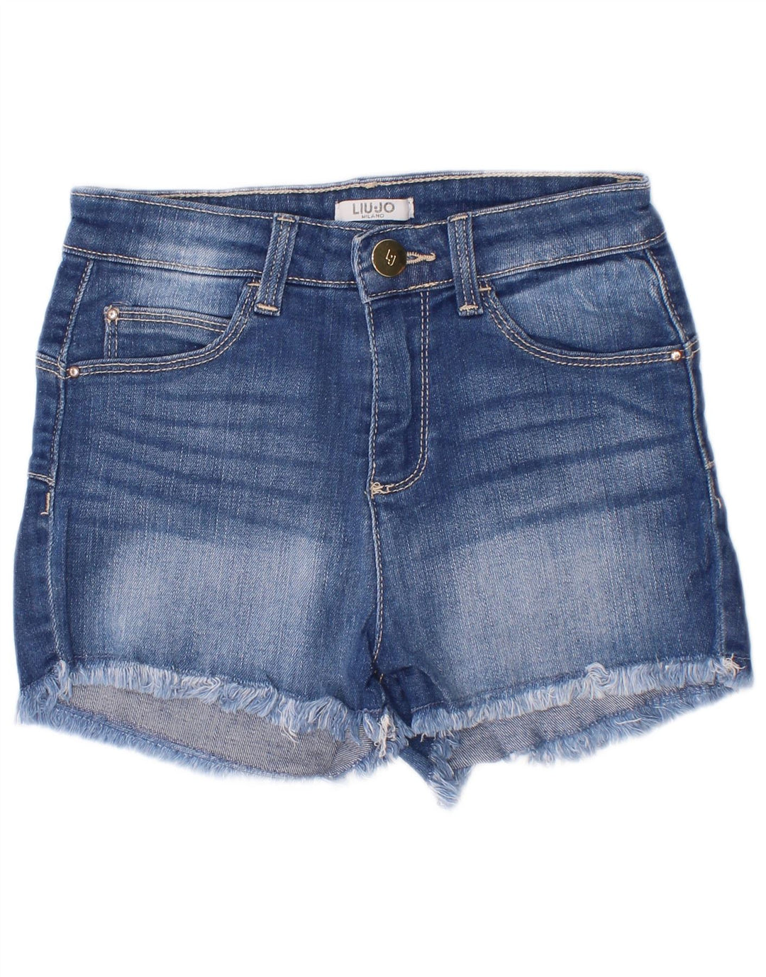 Liu Jo Jeansshorts für Mädchen, 5–6 Jahre, W22, Blau