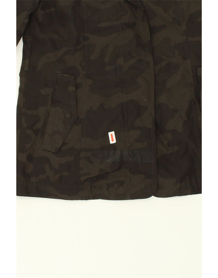 WOOLRICH Girls Military Jacket 7-8 Years Grey Camouflage Vintage Woolrich and Second-Hand Woolrich from Messina Hembry 