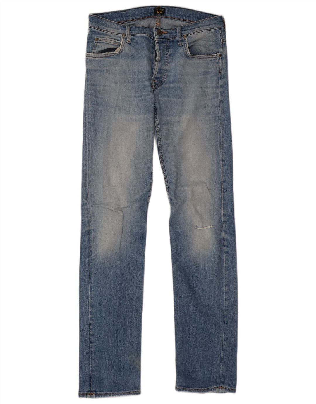 LEE Damen Powell Slim Jeans W30 L34 Blaue Baumwolle