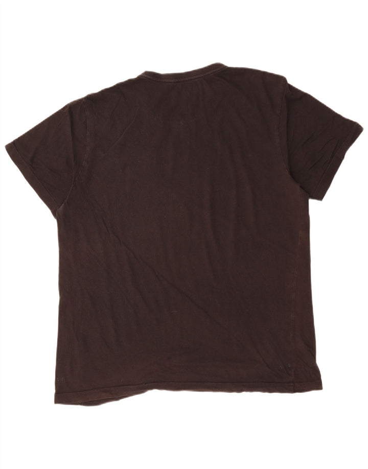 Puma Herren T-Shirt mit Grafik, groß, aus schwarzer Baumwolle