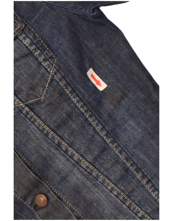 Levi's Jeansjacke für Mädchen, 13–14 Jahre, marineblaue Baumwolle