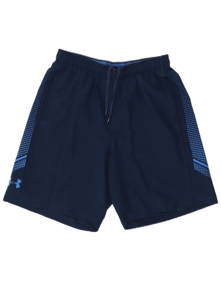 Under Armour Herren Graphic Loose Fit Sportshorts Medium Marineblau