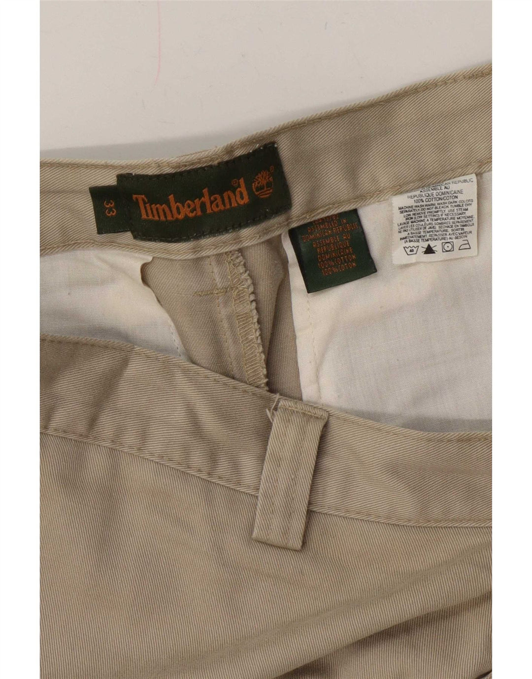 Timberland Herren Cargoshorts W33 Mittelbeige Baumwolle