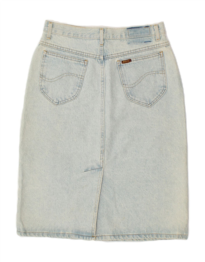 RIFLE Womens Denim Skirt W32 Large Blue Cotton Vintage Rifle and Second-Hand Rifle from Messina Hembry 