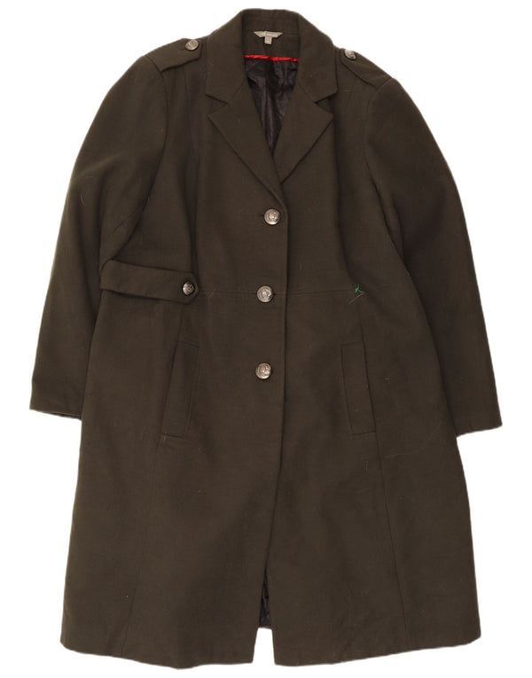 Marks & Spencer Damen Militärmantel UK 22 3XL Khaki Polyester