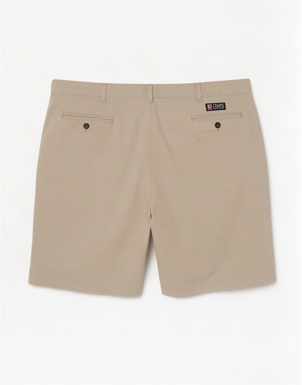 Chaps Ralph Lauren Herren Pegged Chino Shorts W42 2XL Beige Baumwolle
