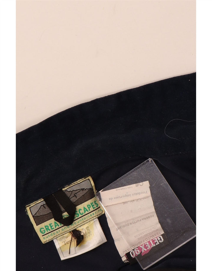 GREAT ESCAPES Herren Fleecejacke UK 42 XL Marineblau Polyester