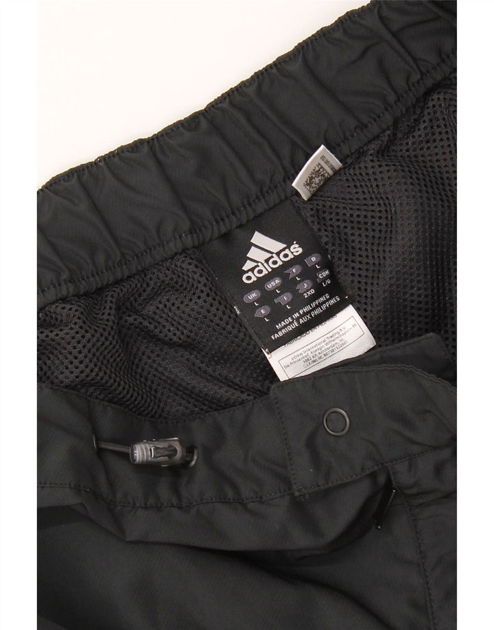 ADIDAS Womens Climacool Tracksuit Trousers UK 16 Large Black Polyester Vintage Adidas and Second-Hand Adidas from Messina Hembry 