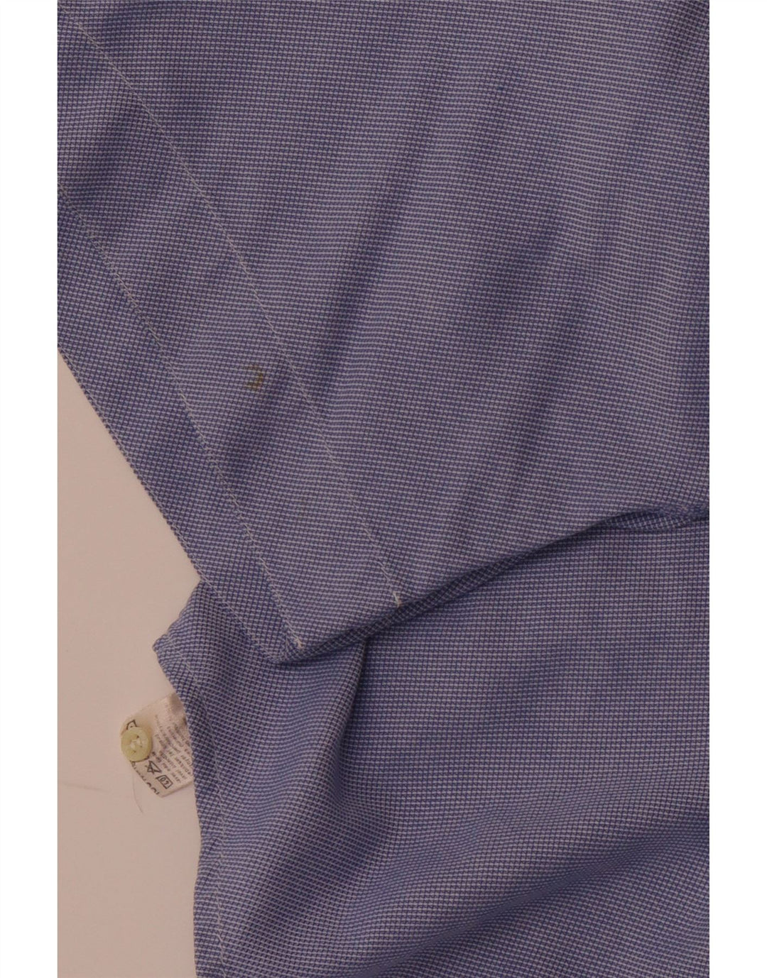 LACOSTE Herren-Kurzarmhemd, Größe 41, große blaue Baumwolle