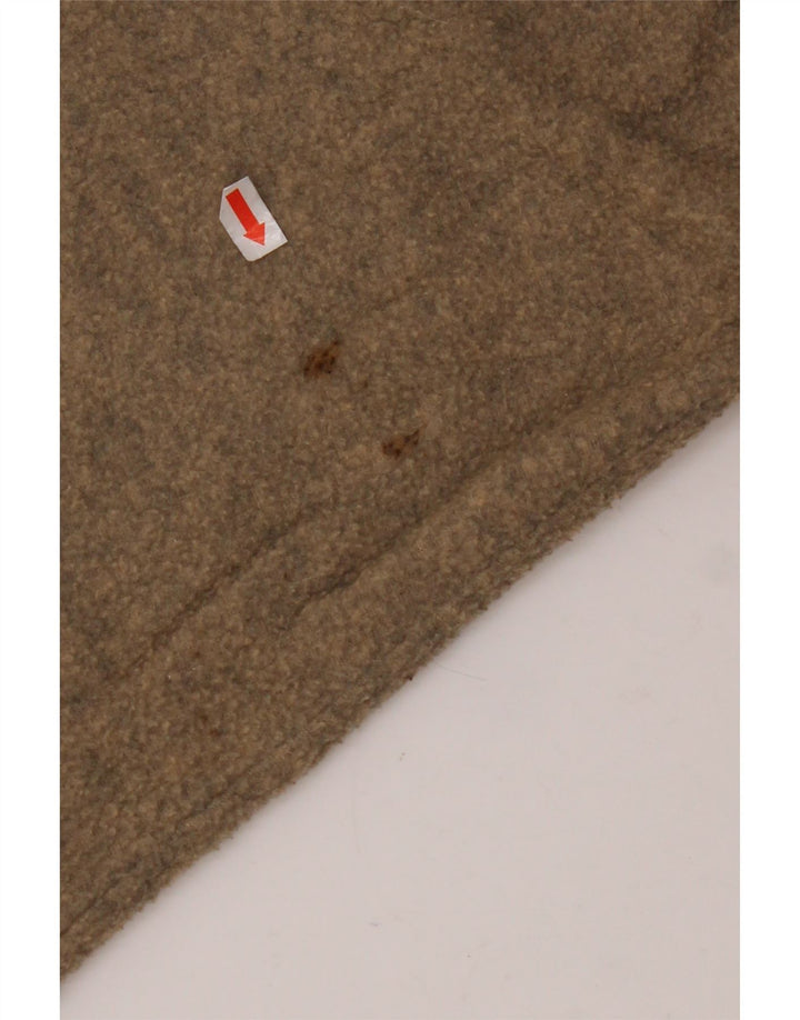 EDDIE BAUER Damen Fleecejacke UK 14 Mittelbraunes Polyester