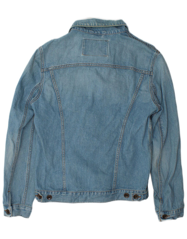 Rifle Herren Jeansjacke UK 40 Große blaue Baumwolle