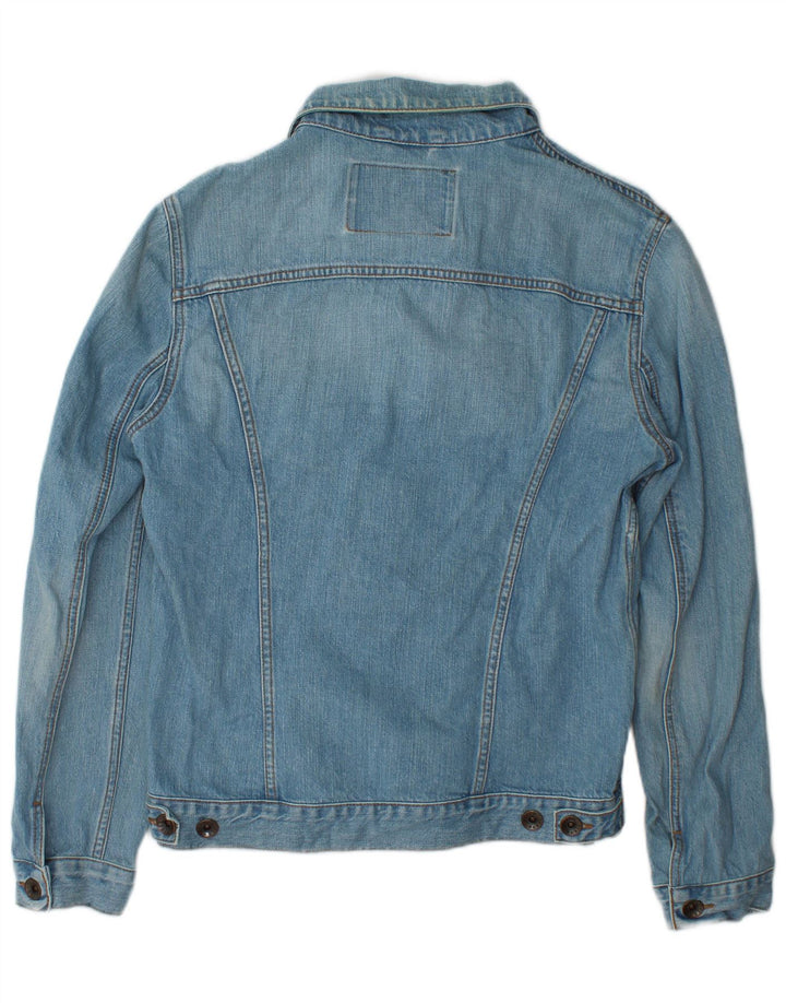 Rifle Herren Jeansjacke UK 40 Große blaue Baumwolle