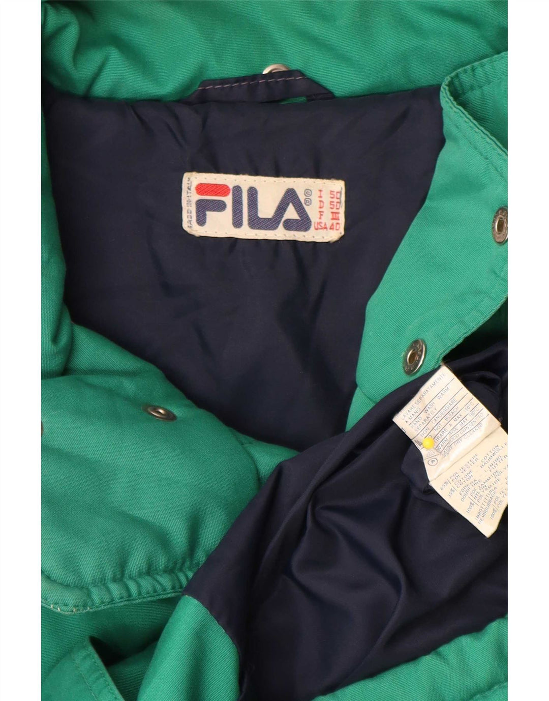 Fila Herren Skijacke IT 50 Mittelgrünes Polyester