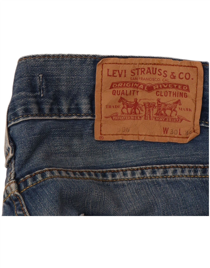 Levi's Damen 506 Standard Fit Straight Jeans W30 L24 Blau