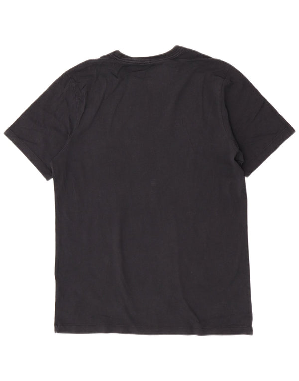 Jordan Herren Grafik-T-Shirt-Oberteil aus mittelschwarzer Baumwolle