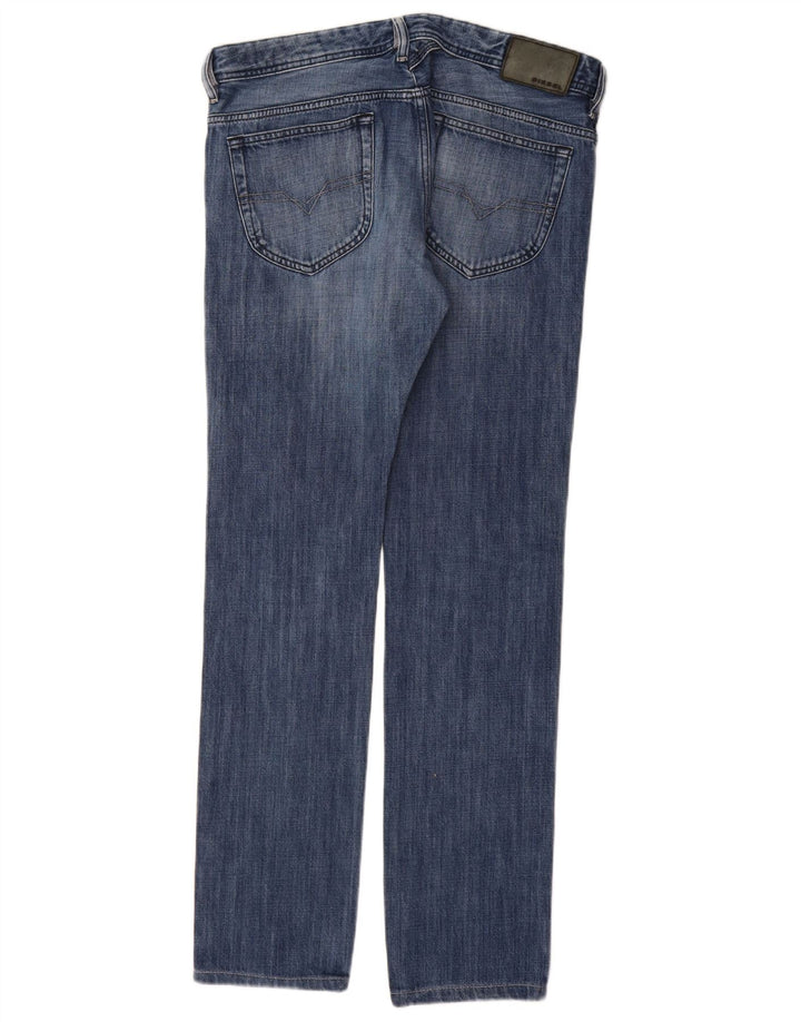 Diesel Herren Slim Jeans W32 L32 Blaue Baumwolle