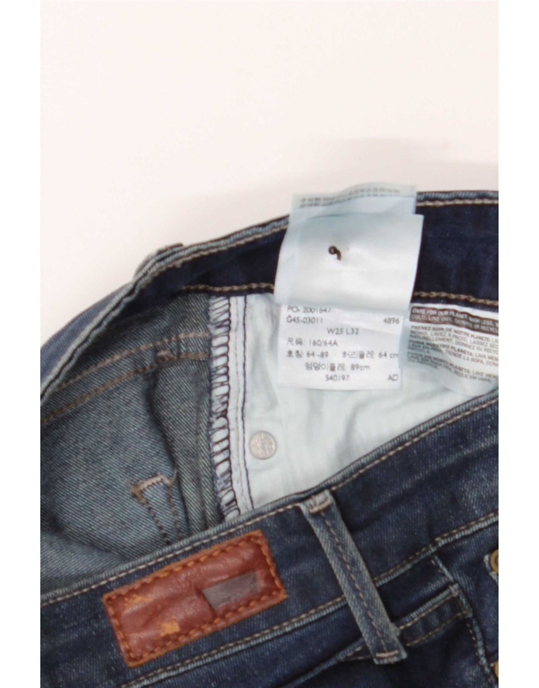 Levi's Damen Slim Jeans W25 L32 Blau