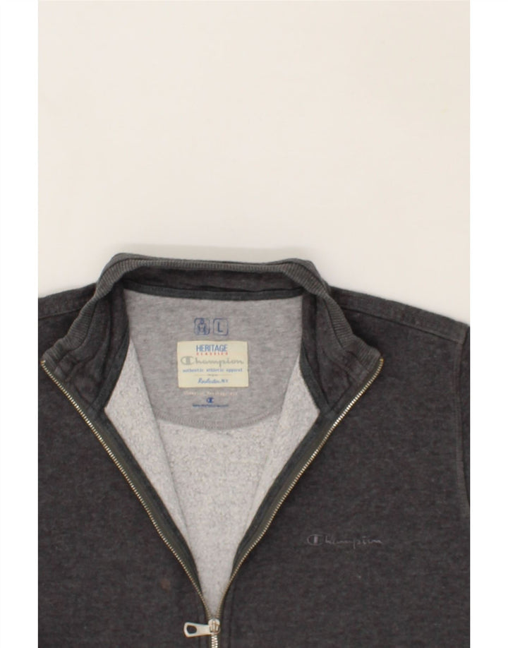 CHAMPION Womens Tracksuit Top Jacket UK 14 Large Grey Vintage Champion and Second-Hand Champion from Messina Hembry 