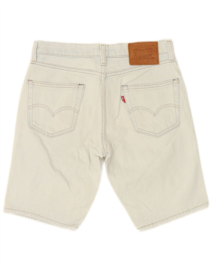 LEVI'S Mens 511 Denim Shorts W29 Small Blue Cotton