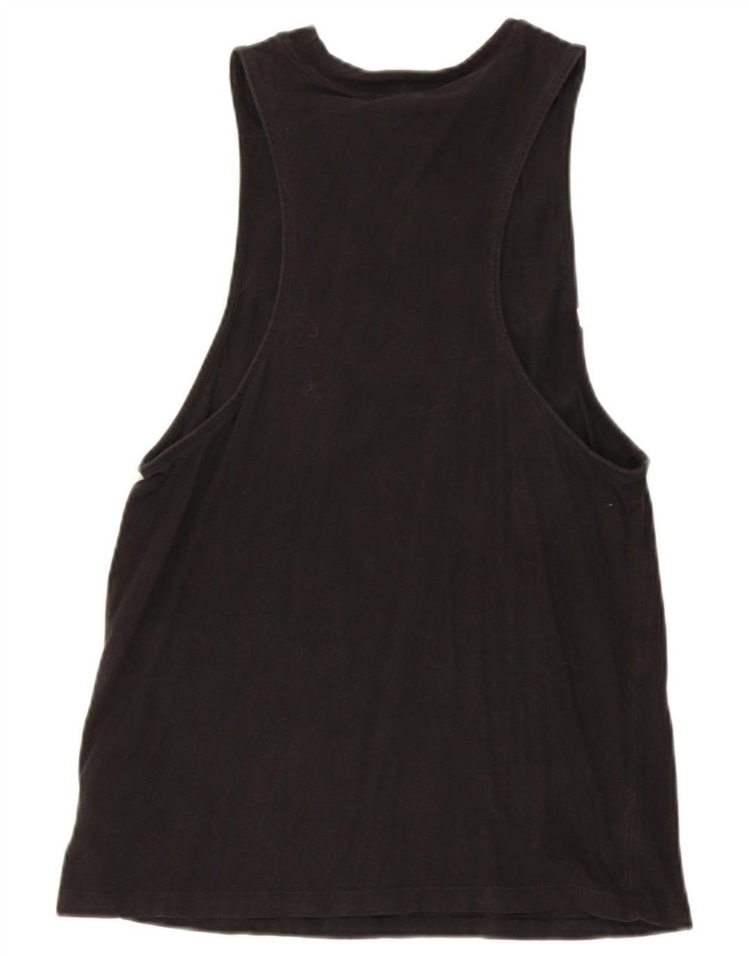 Adidas Damen Graphic Vest Top UK 12 Mittelschwarze Baumwolle