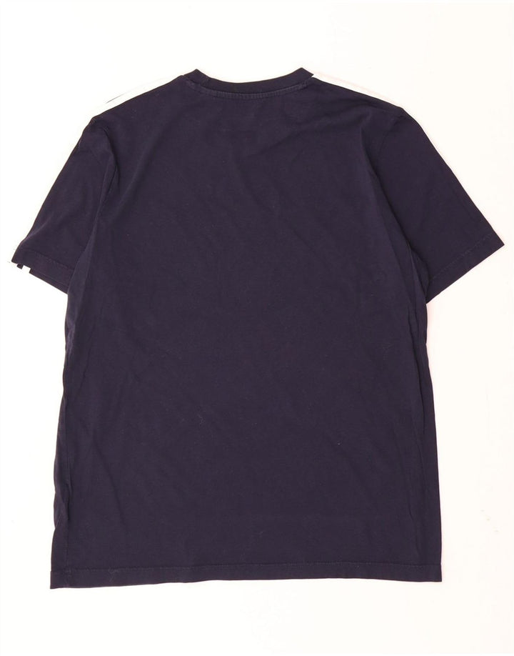 ADIDAS Herren T-Shirt Top Medium Marineblau Baumwolle
