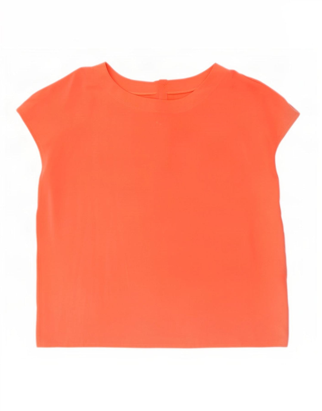Vintage Damen Bluse Top UK 18 XL Orange