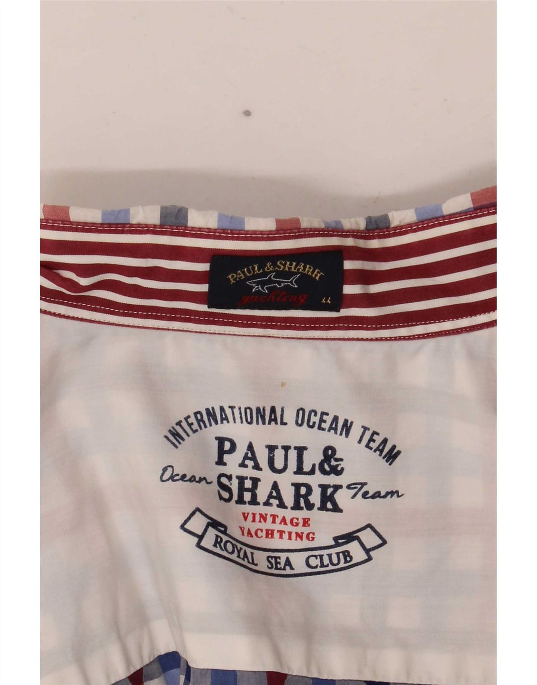 Paul & Shark Herren-Yachting-Hemd, Größe 44, XL, mehrfarbig, Gingham