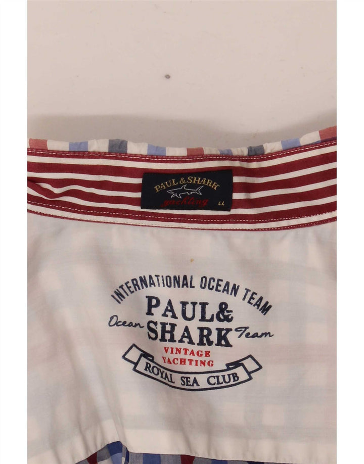 Paul & Shark Herren-Yachting-Hemd, Größe 44, XL, mehrfarbig, Gingham