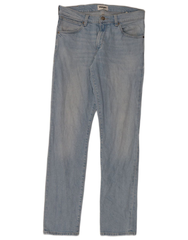 Wrangler Damen Larston Tapered Slim Jeans W30 L34 Blaue Baumwolle