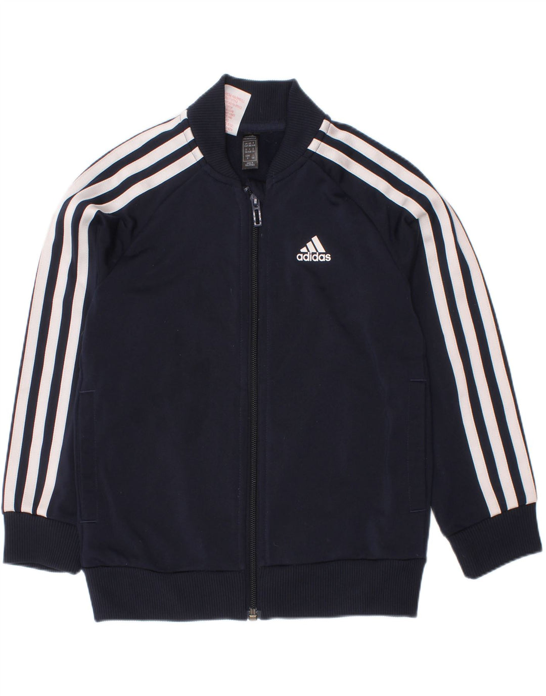Adidas Jungen Trainingsanzug Top Jacke 5-6 Jahre Marineblau Polyester