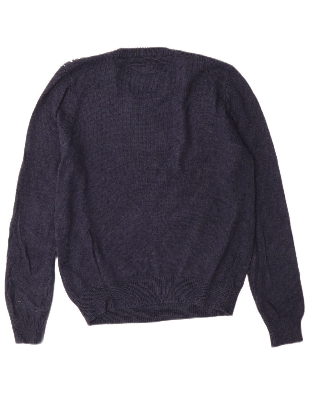 JACK WILLS Damen-Pullover mit Rundhalsausschnitt, Gr. 12, mittleres Marineblau