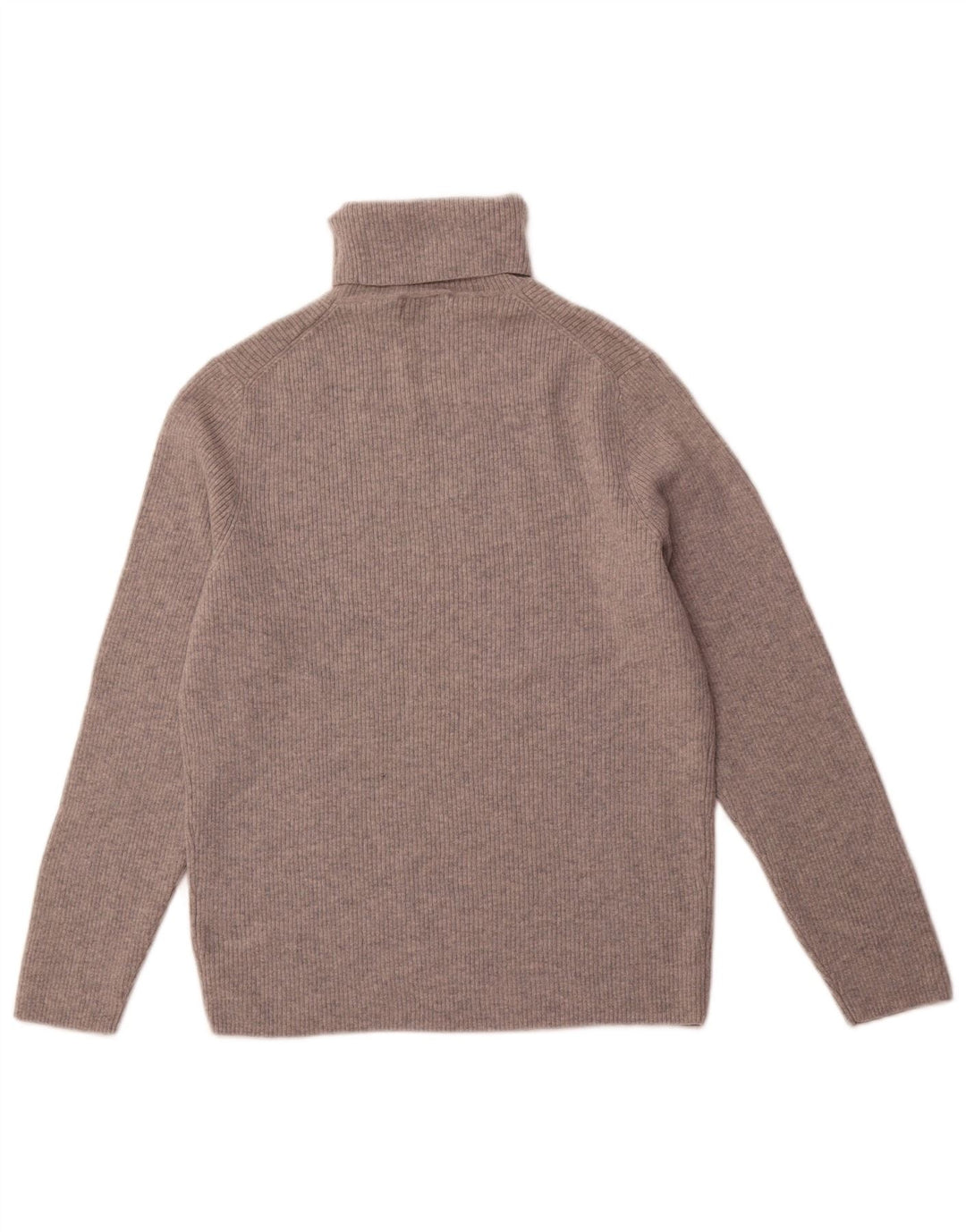 MASSIMO DUTTI Damen-Pullover mit Rollkragen, Gr. 16, große graue Wolle