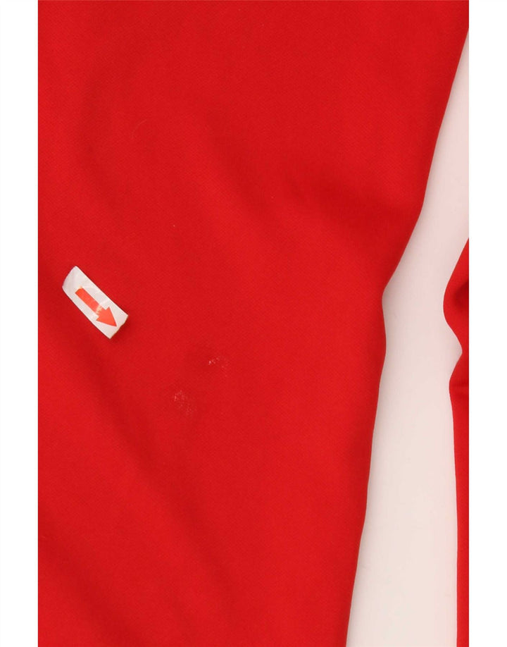 Adidas Trainingshose für Jungen, 13–14 Jahre, rotes Farbblock-Polyester