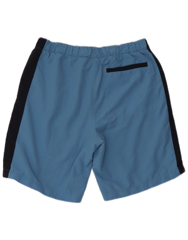 CHAMPION Herren-Badeshorts aus mittelblauem Colourblock-Polyester