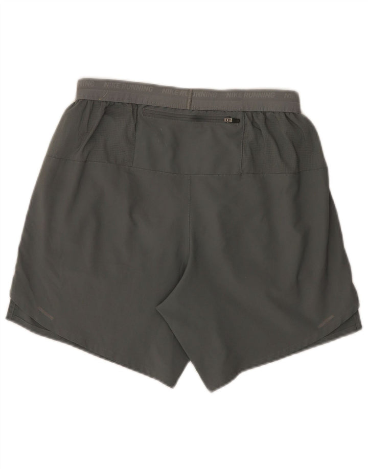 Nike Herren Dri Fit Sportshorts, Größe S, Grau, Polyester