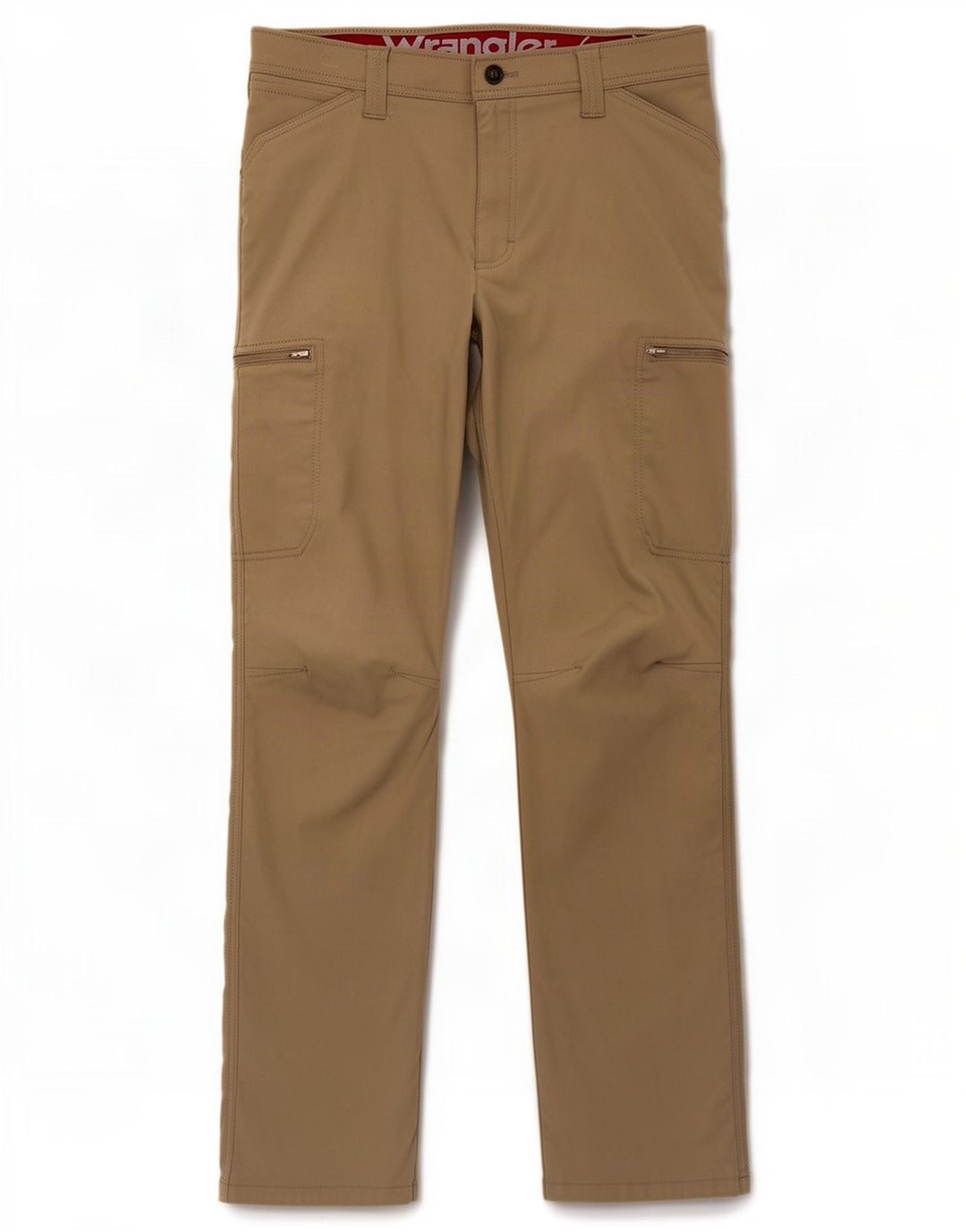 Wrangler Herren-Wander-Cargohose W33 L30 Khaki Nylon