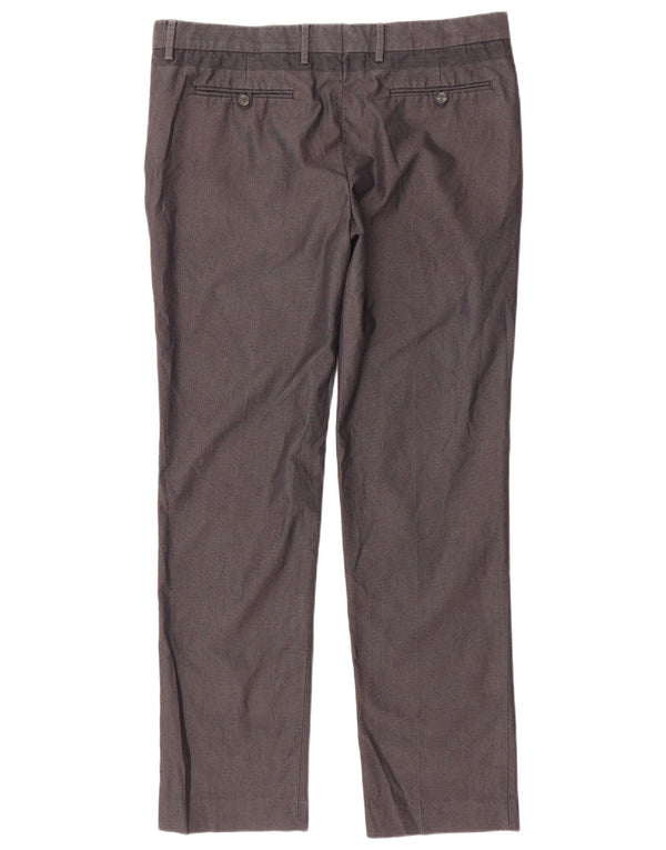 Zara Slim Chino-Hose für Herren, EU 46, XL, B36, L32, graue Baumwolle