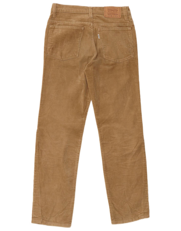 LEVI'S Herren 630 Straight Cordhose W31 L29 Beige Baumwolle